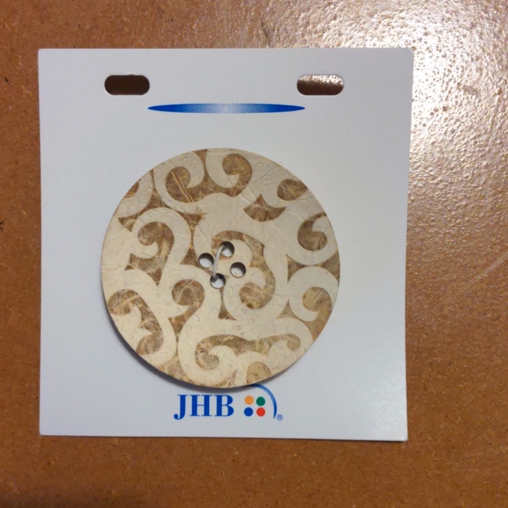 2.25in Tan Button